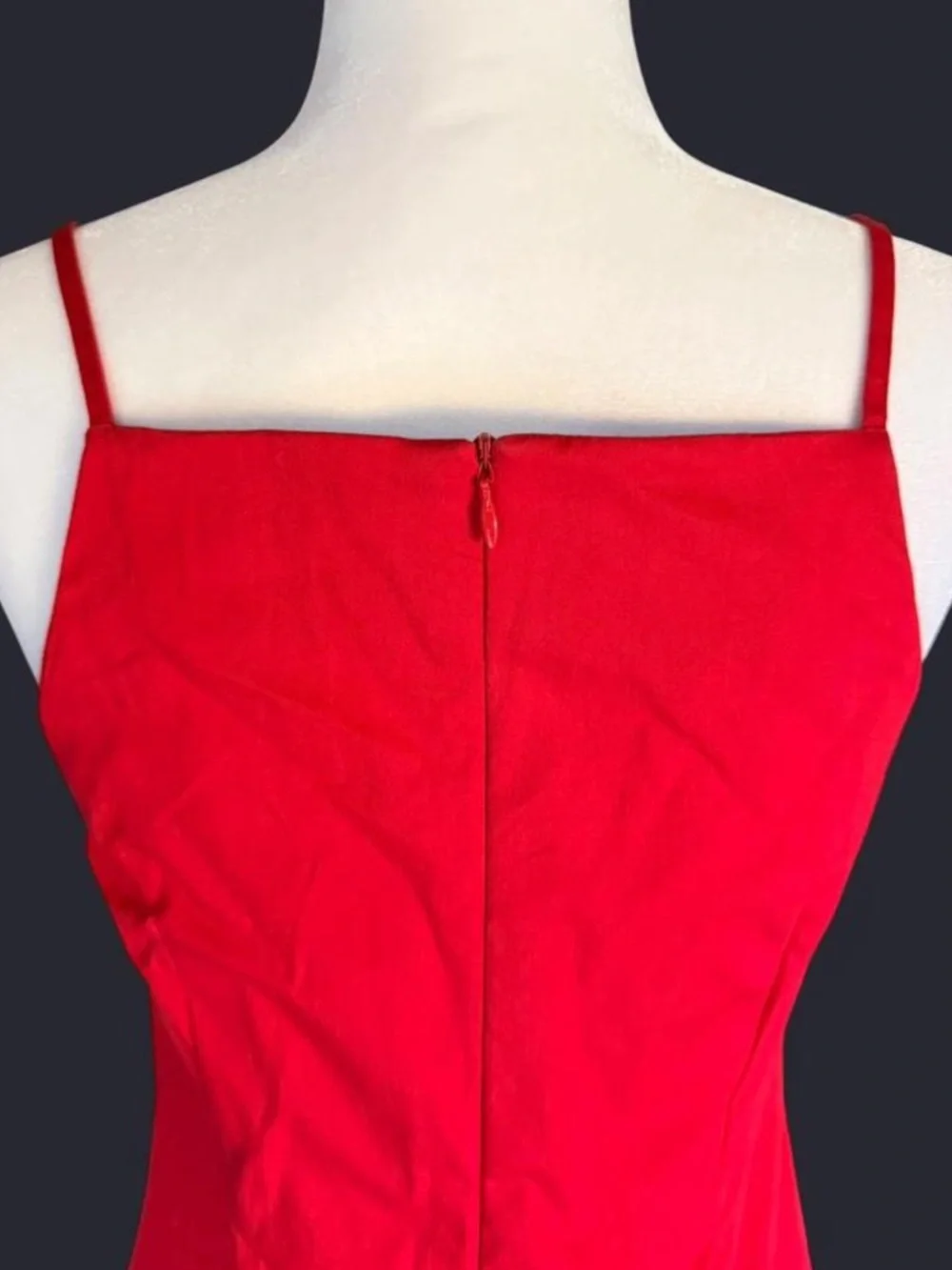 Esprit Red Colorblock Zippered Dress - Picture 4 of 6